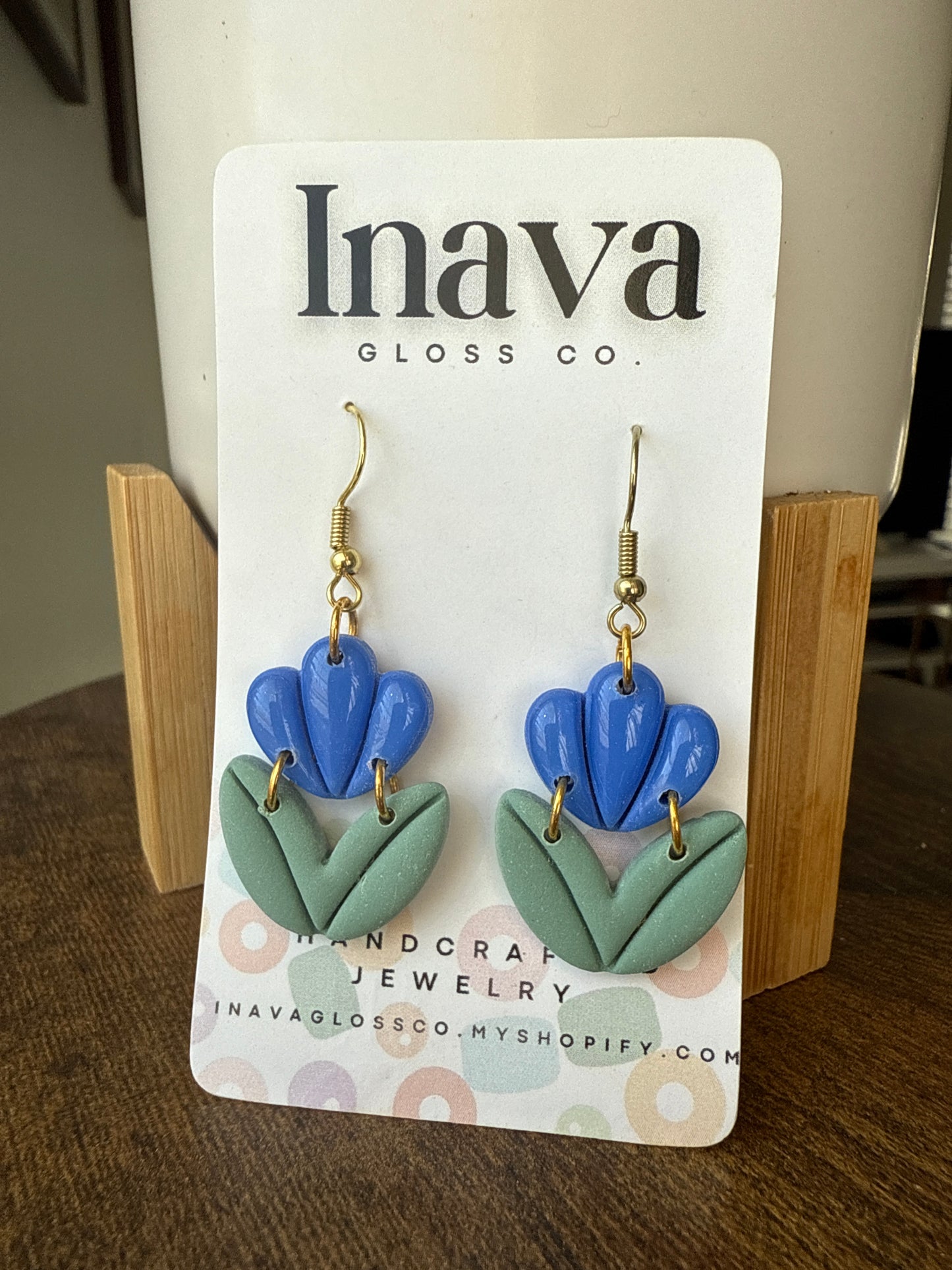 Little Tulips Polymer clay Earrings